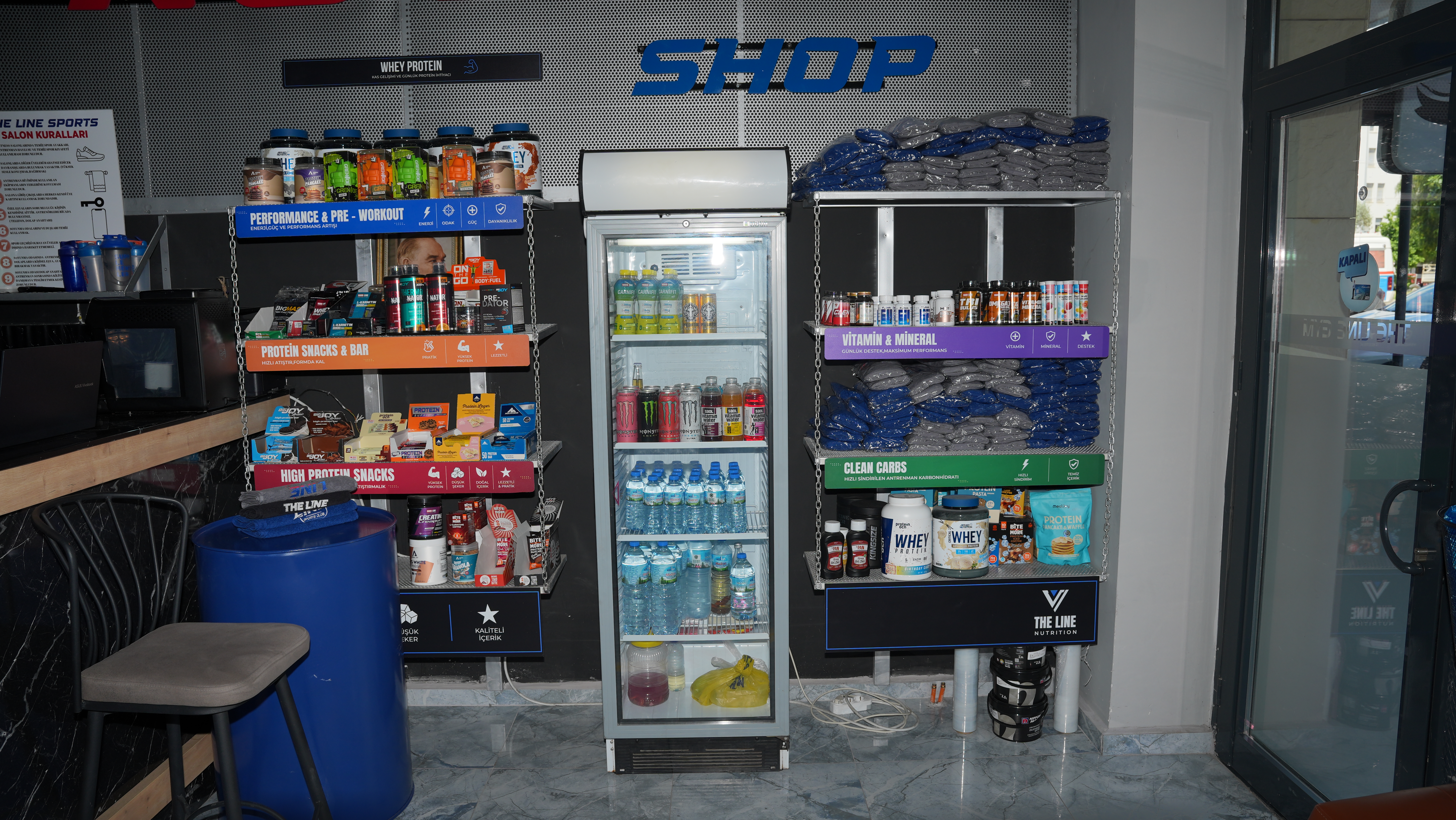 Bayraklı fitness club nutrition shop